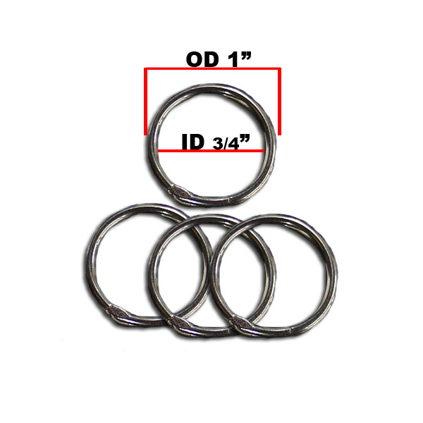 National Hardware N223-172 Welded Ring #1 By 3 Inch Zinc Plated Steel:  Welded Rings (038613176669-1)
