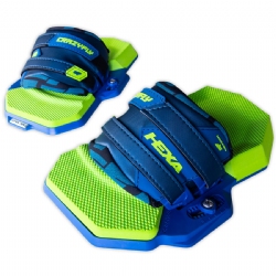 Crazyfly Hexa II Bindings - Blue/Green - Small - 20% Off